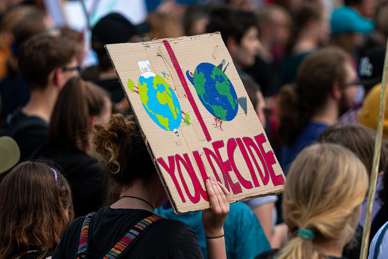 climate change demonstration